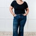 NWT Judy Blue 88882 Edna High Rise Control Top Flare Jeans 18W