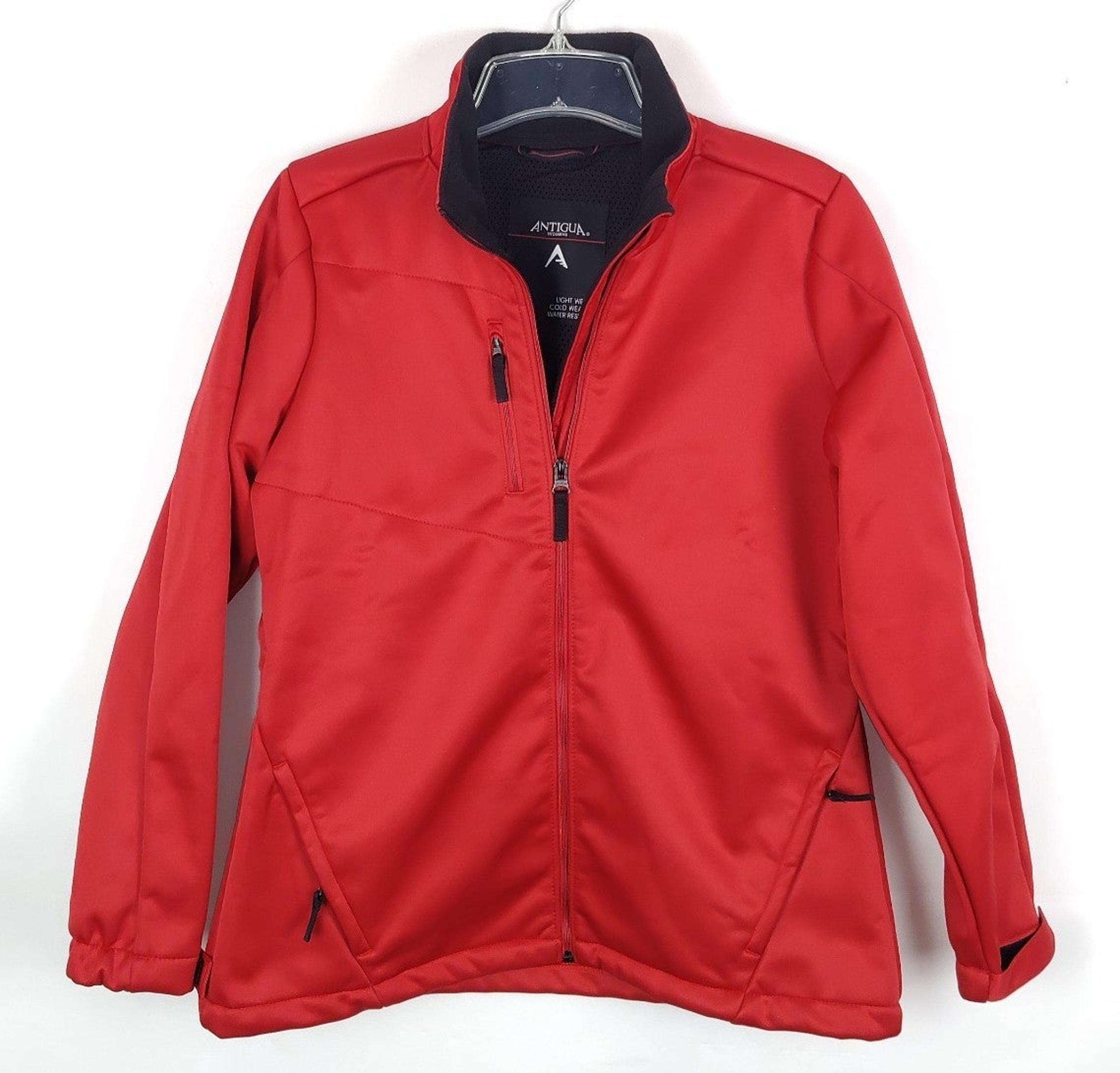 Like New Antigua Jacket Coat Windbreaker Size L | Winter Outdoor Fall Casual