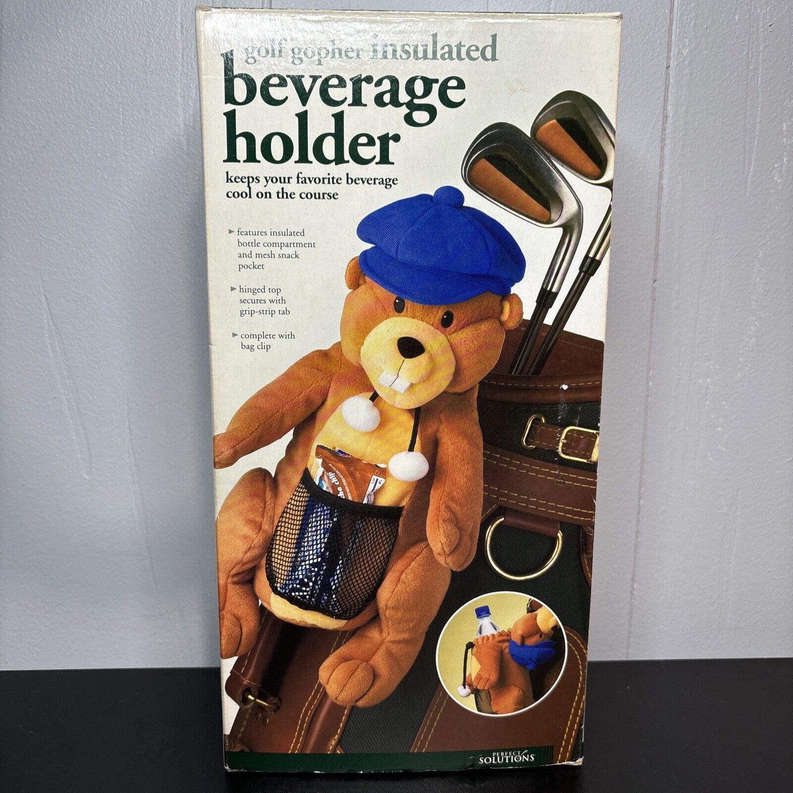 Golf Gopher Insulated Beverage And Snack Holder For Golf Bag Perfect Solutions