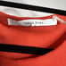 NWOT Talia Byre Rib Asymmetrical Sleeves Organic Cotton Top Burnt Orange S 383
