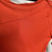 NWOT Talia Byre Rib Asymmetrical Sleeves Organic Cotton Top Burnt Orange S 383