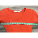 NWOT Talia Byre Rib Asymmetrical Sleeves Organic Cotton Top Burnt Orange S 383