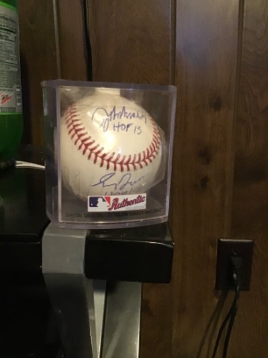 Greg Maddux John Smoltz HOF Signed Baseb