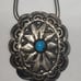 Navajo Sterling Silver Turquoise Jewelry Key Chain Accessory Clip Rare Bennett