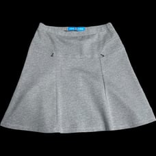 NWOT Light Gray 4 Pocket Stretch Knit Lizzie Driver Golf Skort Size Medium