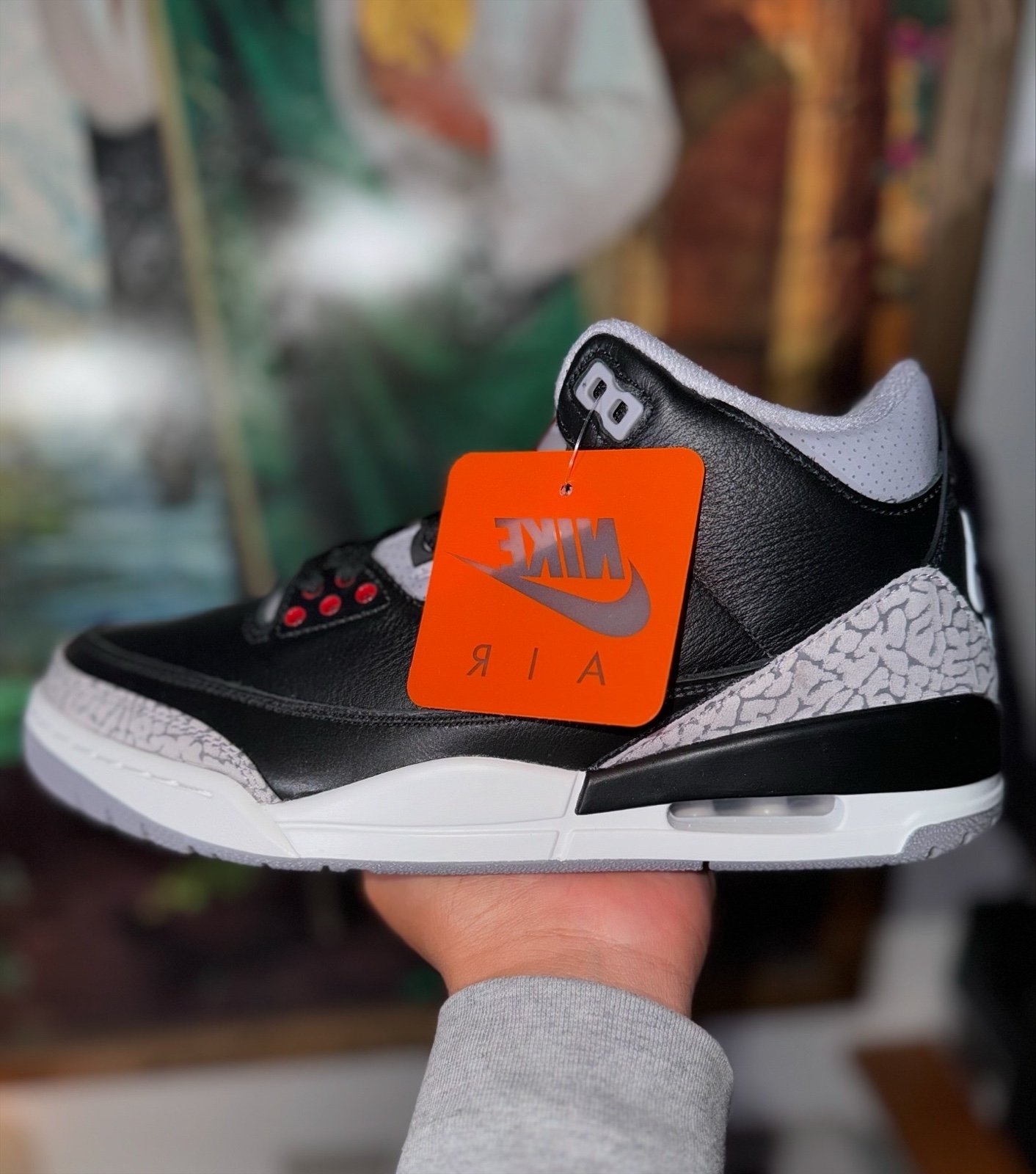Air Jordan 3 Retro ‘Black Cement’ (Size 8 Men’s)