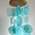 Wind Chimes for Outside – Turquoise Capiz Shells Wind Chime Garden Decor