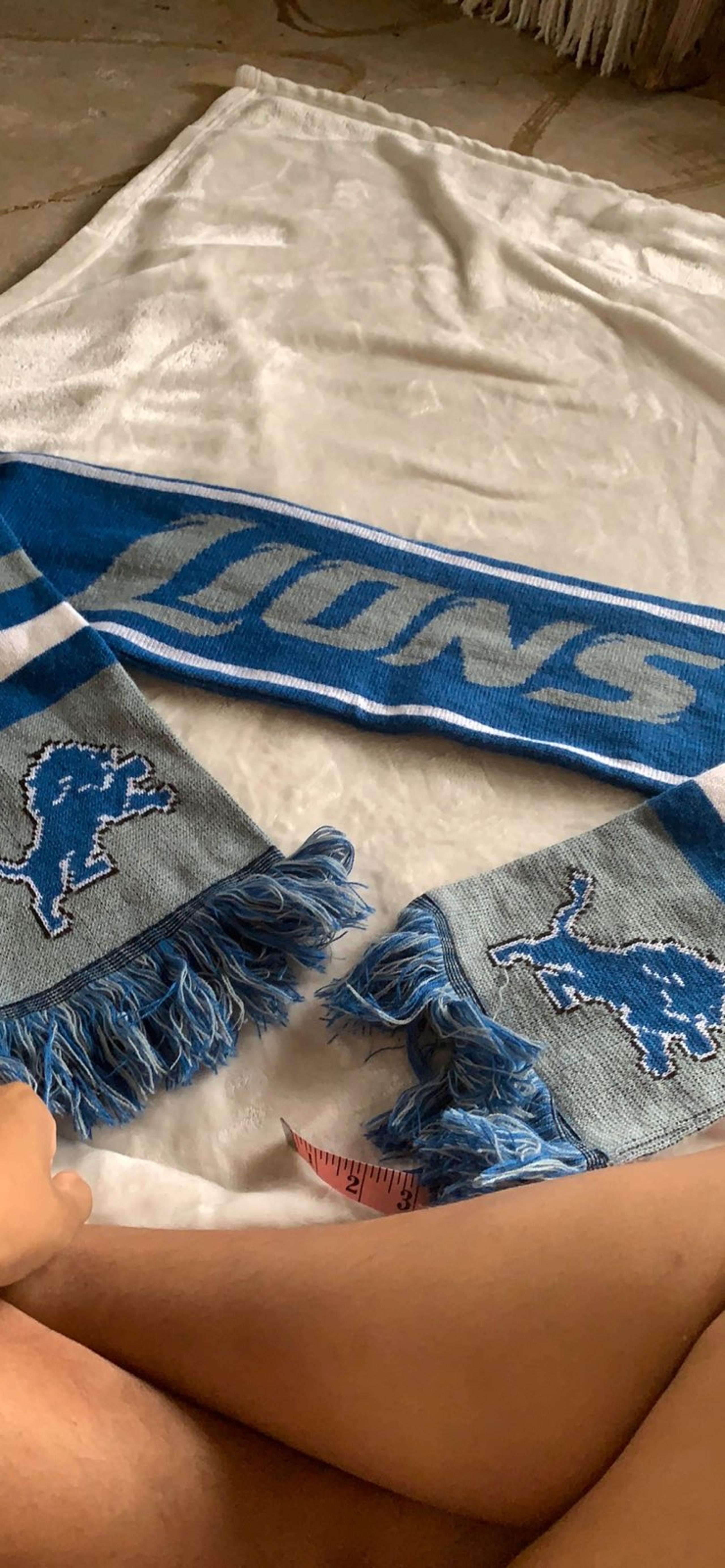 Lion football scarf