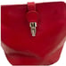 Vera Pelle Red Italian Leather Bucket Bag