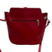 Vera Pelle Red Italian Leather Bucket Bag