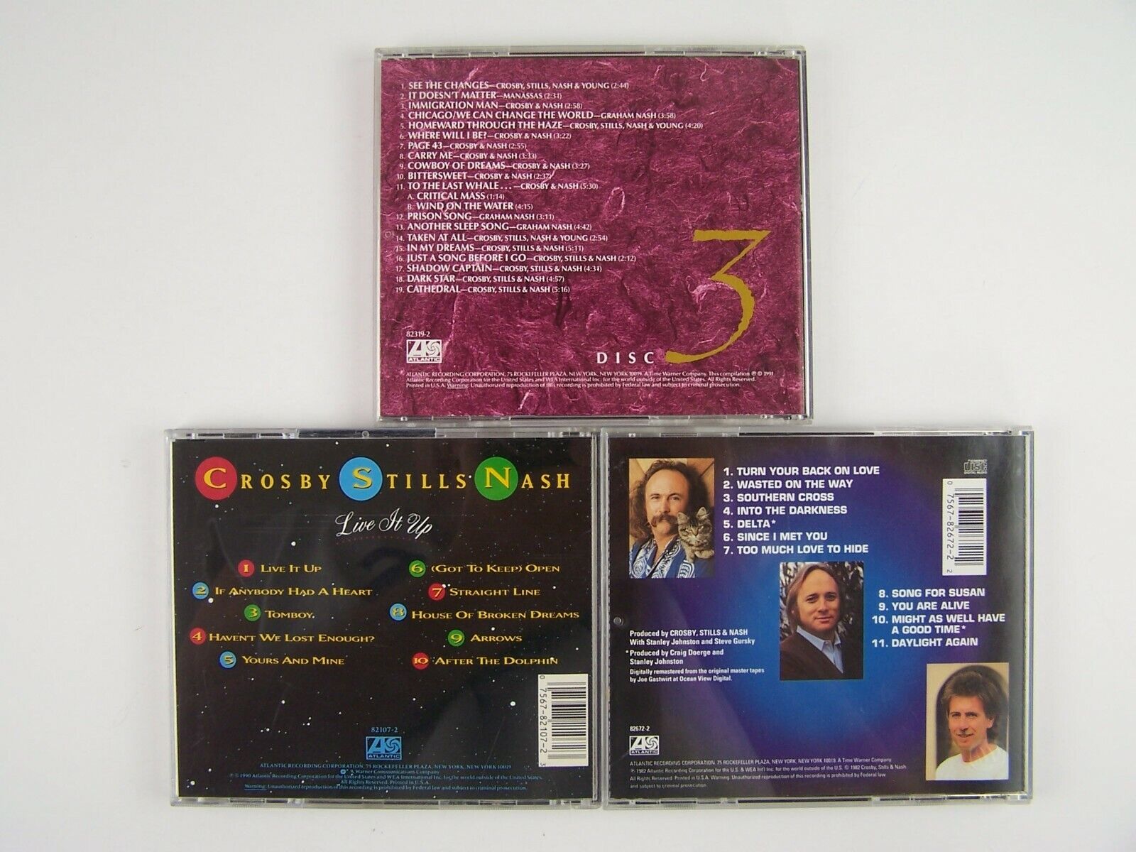 Crosby, Stills & Nash (CSN) 3xCD Lot #2