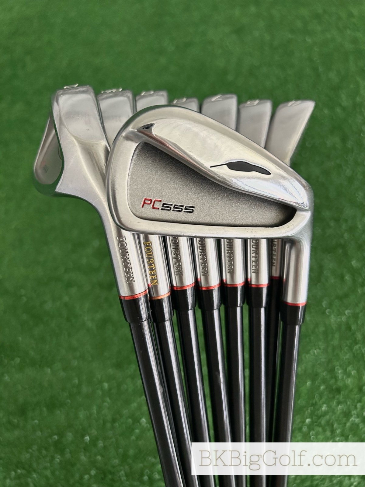 Fourteen PC 555 Iron Set 4-A / MD 60i Stiff Graphite +1”