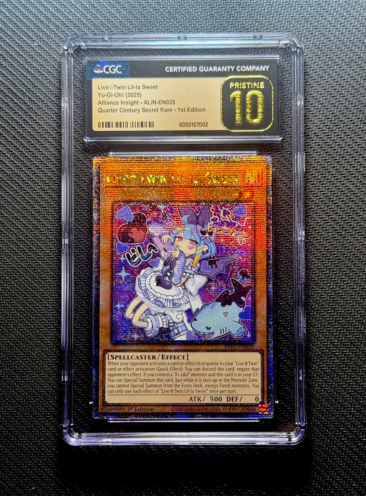 Live?Twin Lil-la Sweet - ALIN-EN028 - CGC Graded Pristine 10 - Yu-Gi-Oh!