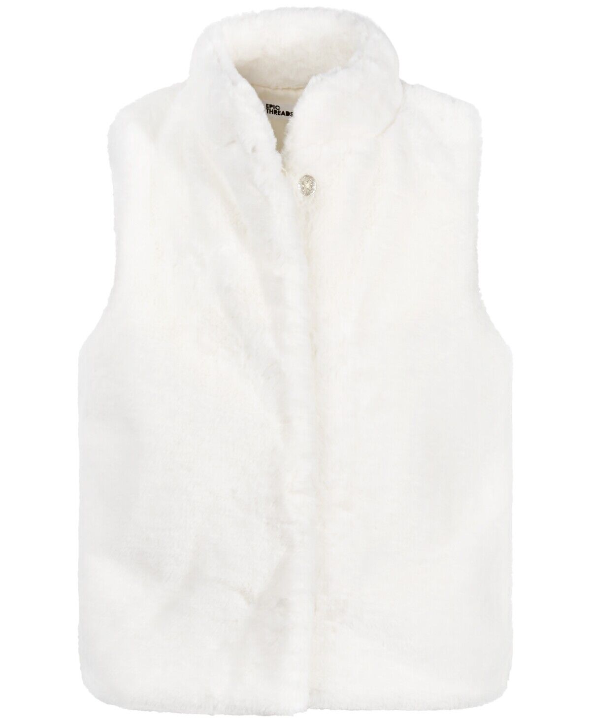 Epic Threads Big Girls Faux Fur Vest M