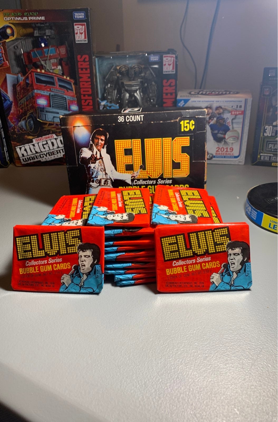 1978 Elvis Bubble Gum Cards - (34) Packs