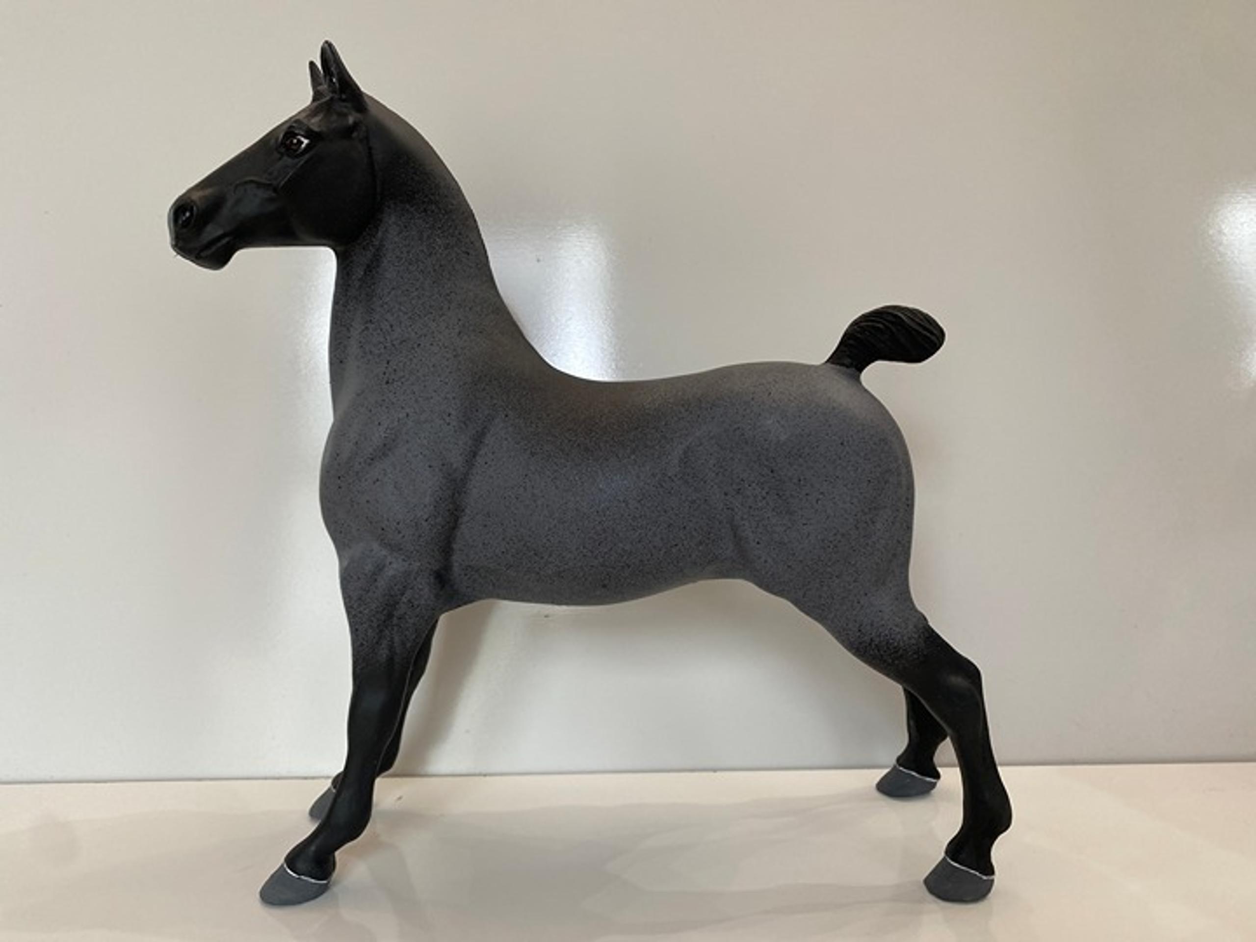 Custom Traditional Aristocrat Hackney Pony Mold to Blue Roan - Breyer