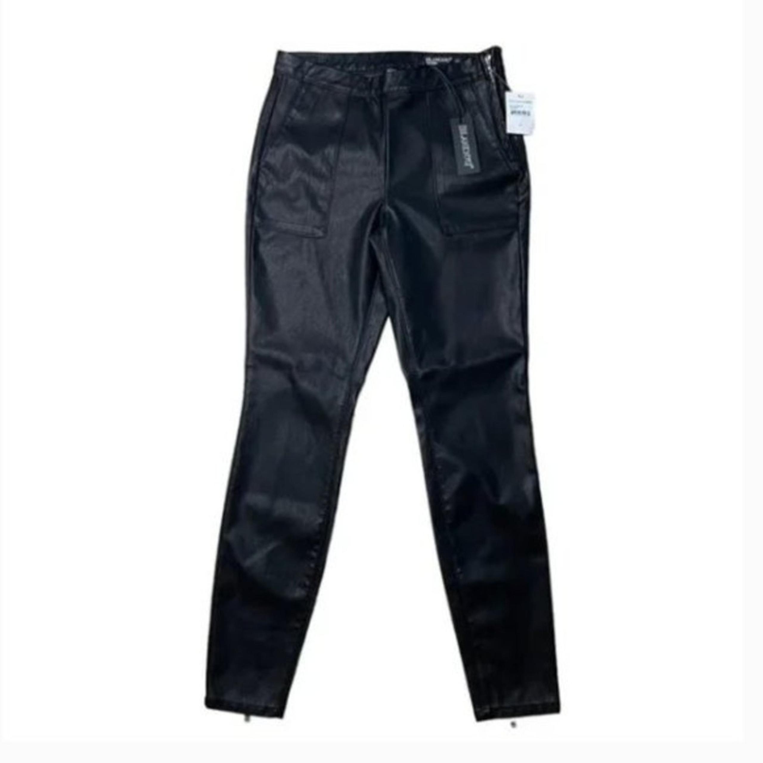 NWT Blank NYC The Bond Carbon Vegan Leather Legging Pants Size 26