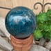 63mm Blue Apatite Sphere Crystal Orb Third Eye Throat Chakra Reiki Meditation
