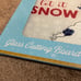 Disney Lilo and Stitch Glass Kitchen Cutting Board Stitch LET IT SNOW New RARE