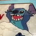 Disney Lilo and Stitch Glass Kitchen Cutting Board Stitch LET IT SNOW New RARE