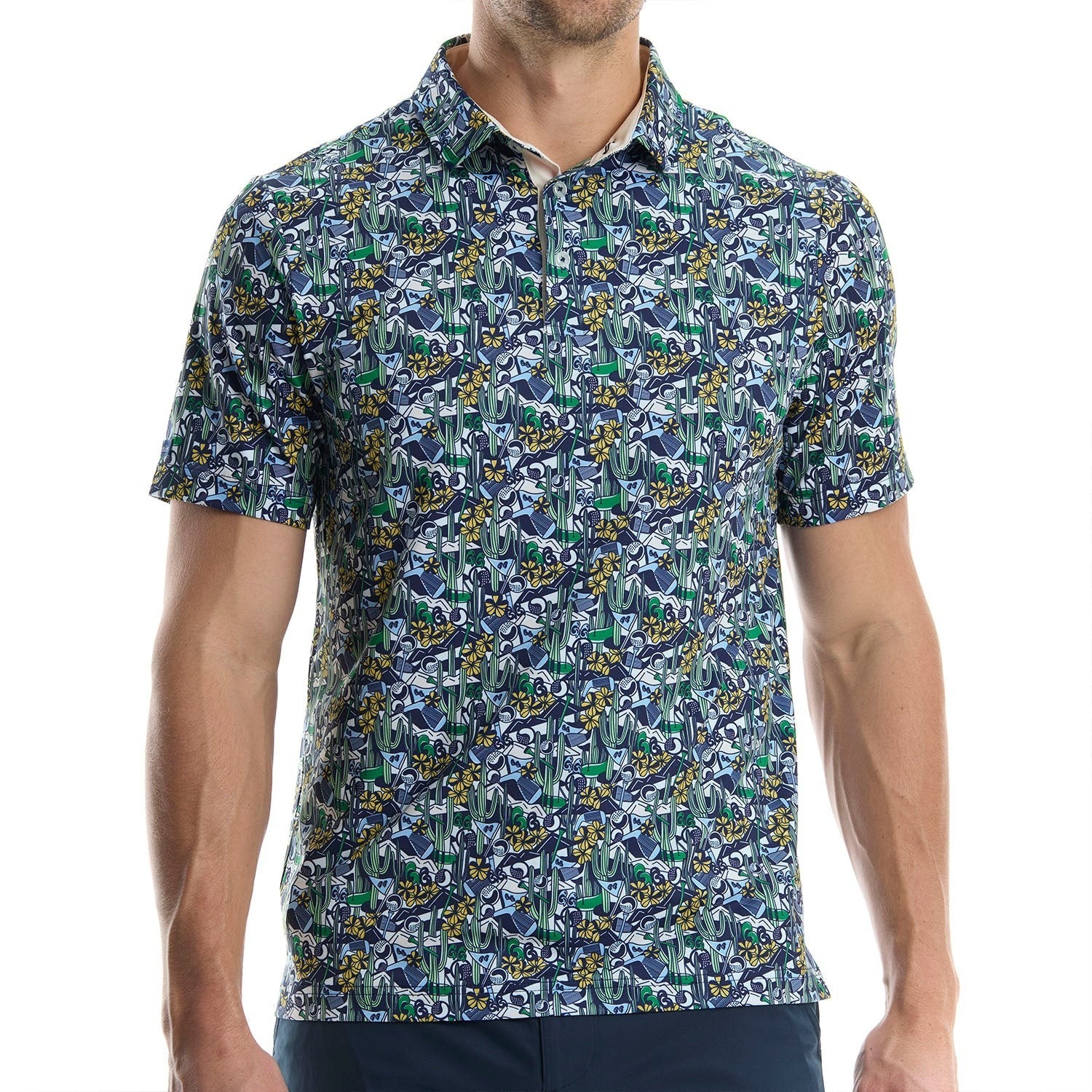 Good Good Mens Trick Shot Performance Golf Polo NFLPA Logo Sz XL NWT