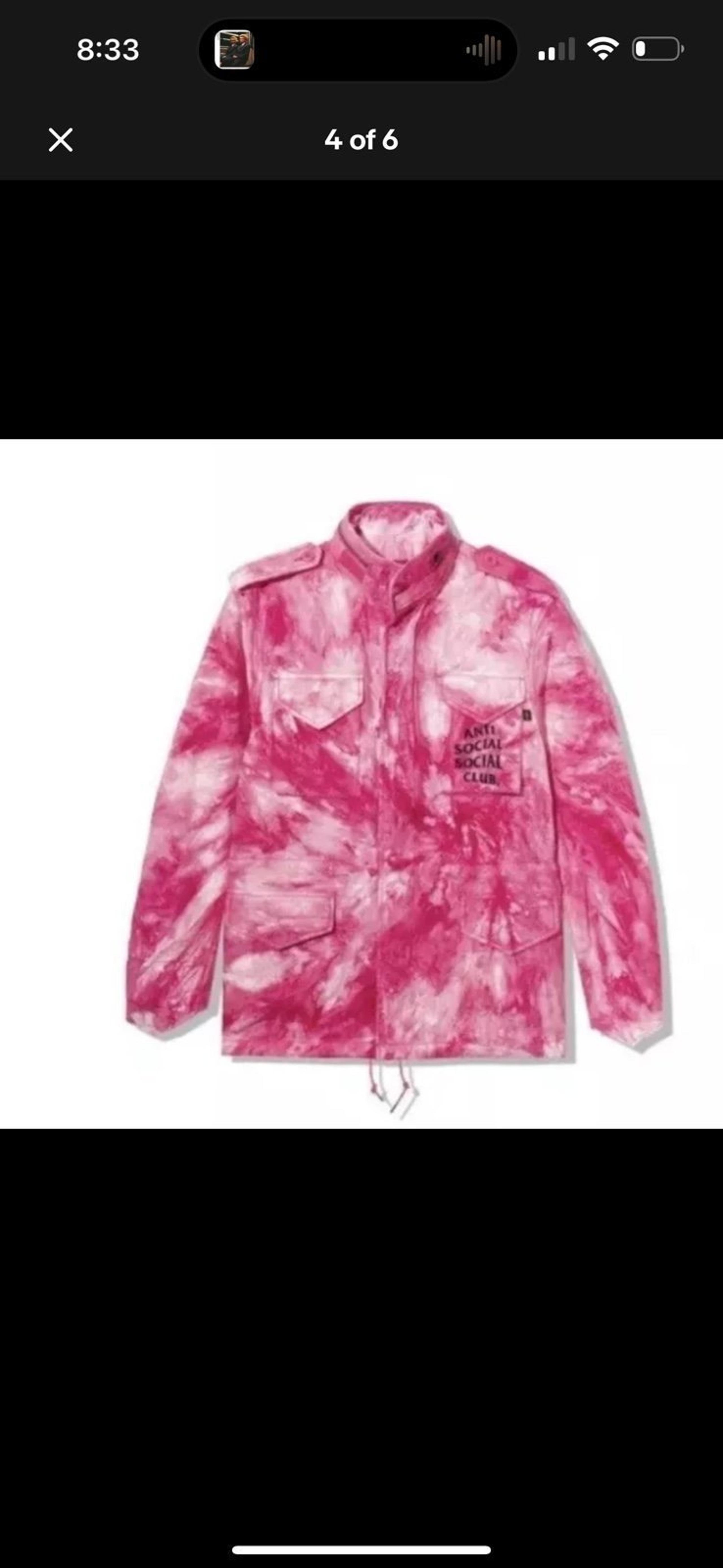 anti social social club alpha and industry jacket