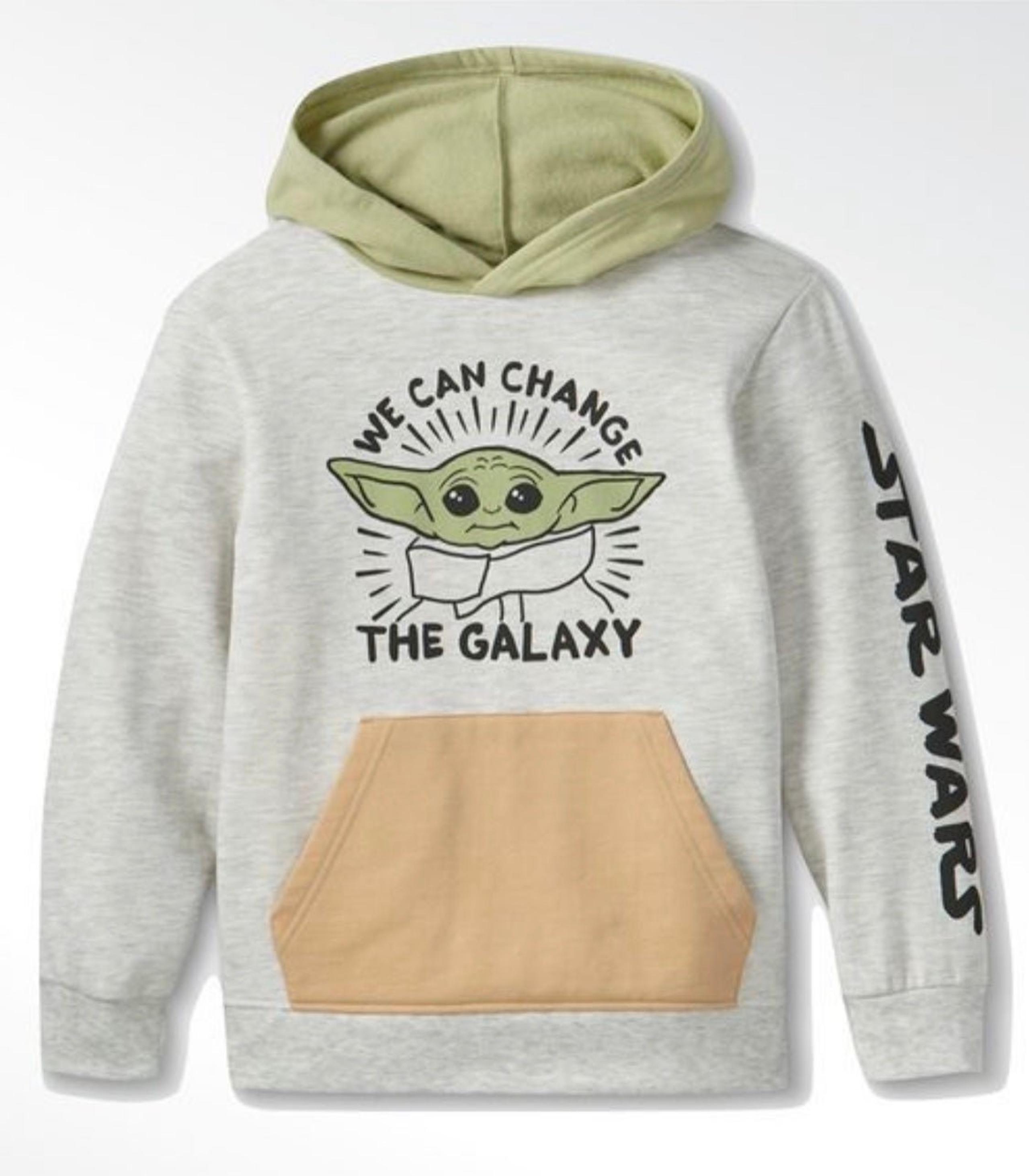 Star Wars Baby Yoda Fleece Pull Over Sweatshirt XS