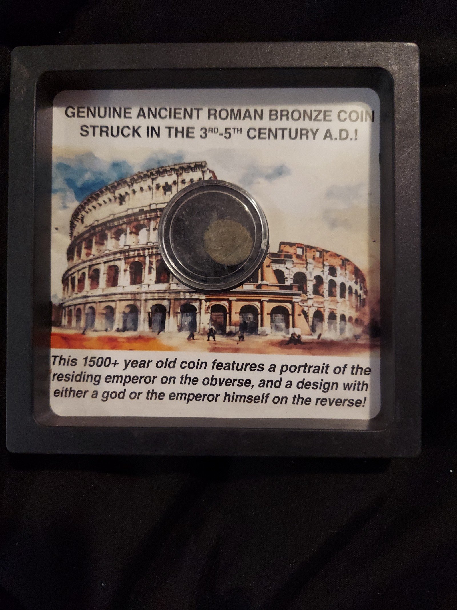 1500 Year Old Genuine Ancient Roman Coin Struck Between 3-5 AD