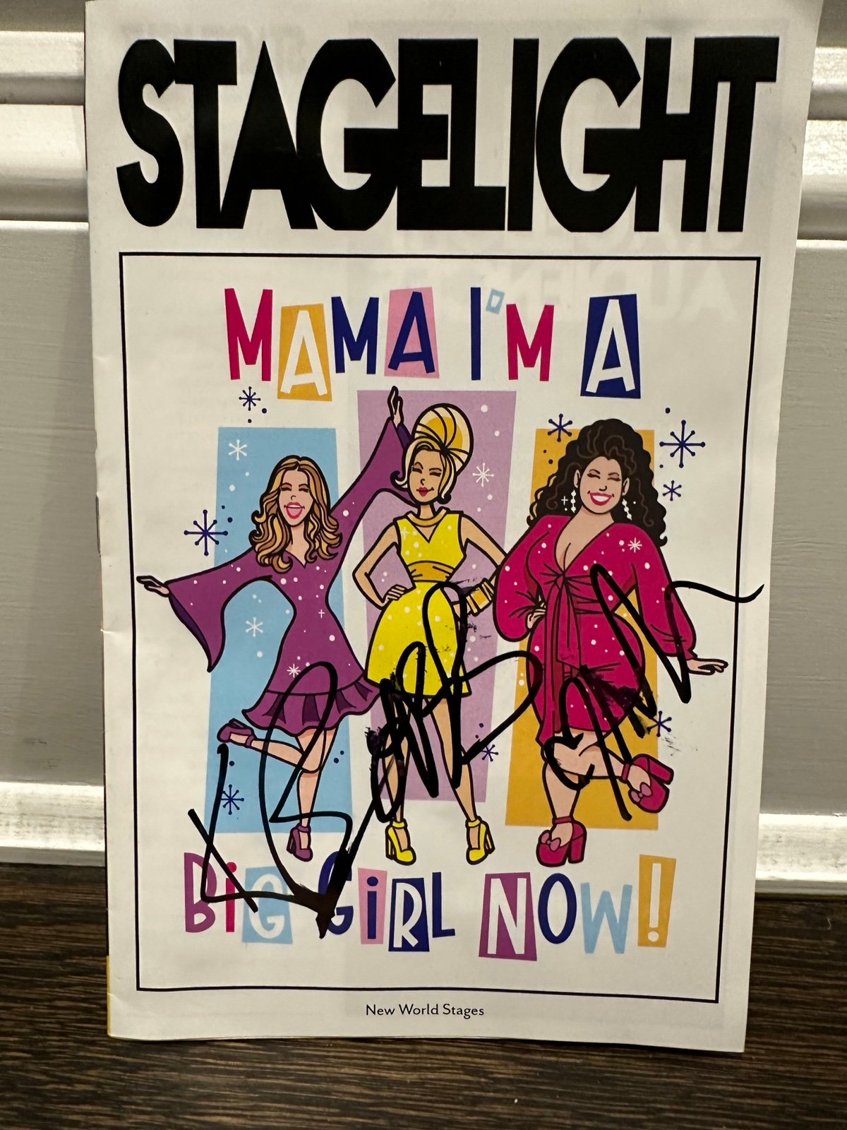 Mama I’m A Big Girl Now Signed Playbill