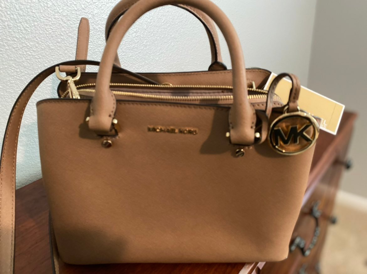 Michael Kors Khaki Satchel