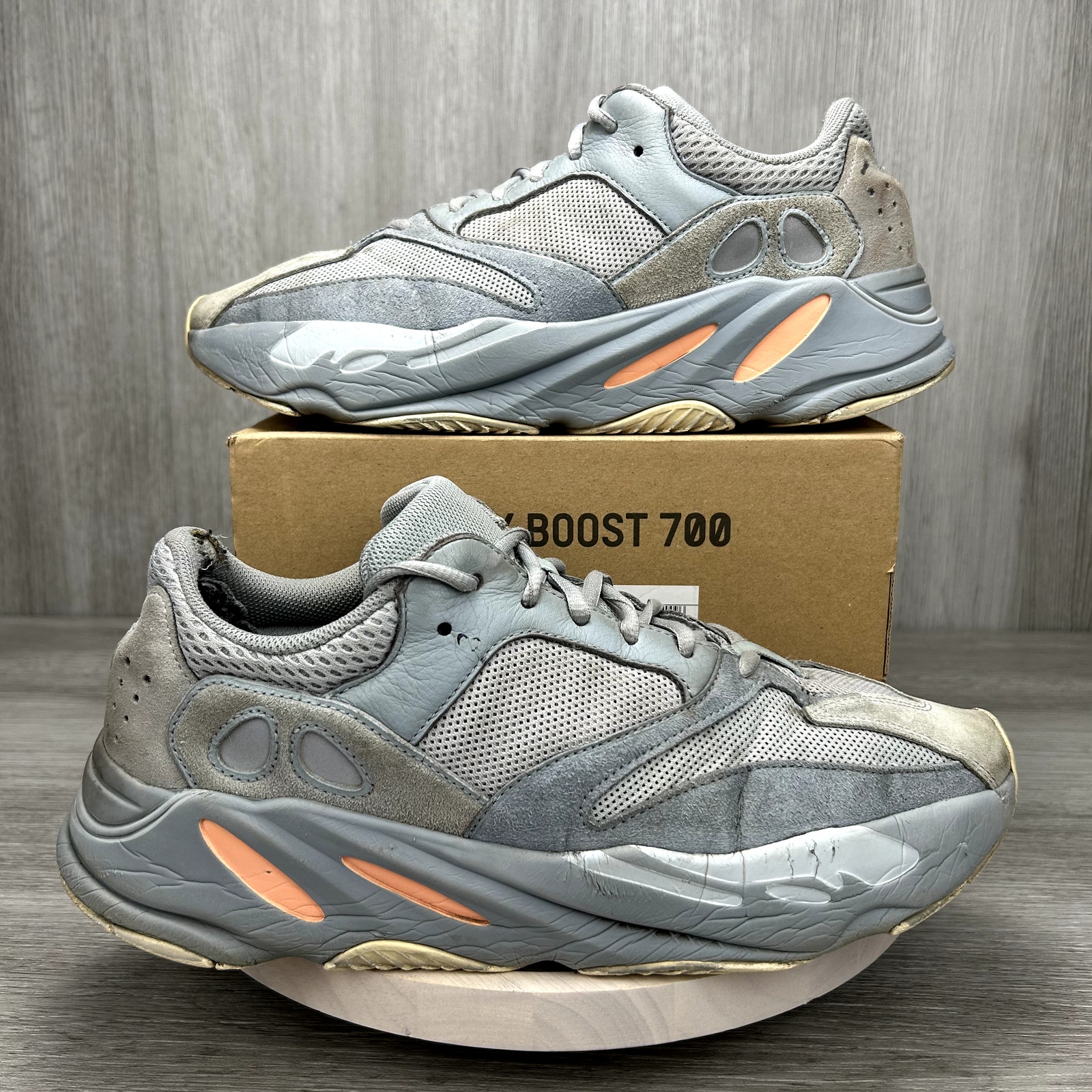 Inertia 700 V1 Adidas Yeezy Boost 700 V1 Inertia Grey Mens 12