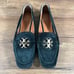 TORY BURCH ‘Metal Miller’ Black Suede Loafers Women’s Size 9 Shoes