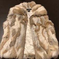 Rabbit Fur Coat Size Small Never Worn