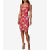 Betsey Johnson NWT red floral Wrap summer Dress Size 8