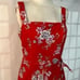 Betsey Johnson NWT red floral Wrap summer Dress Size 8