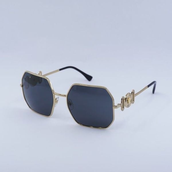 NEW VERSACE VE2248 100287 GOLD GREY SUNGLASSES