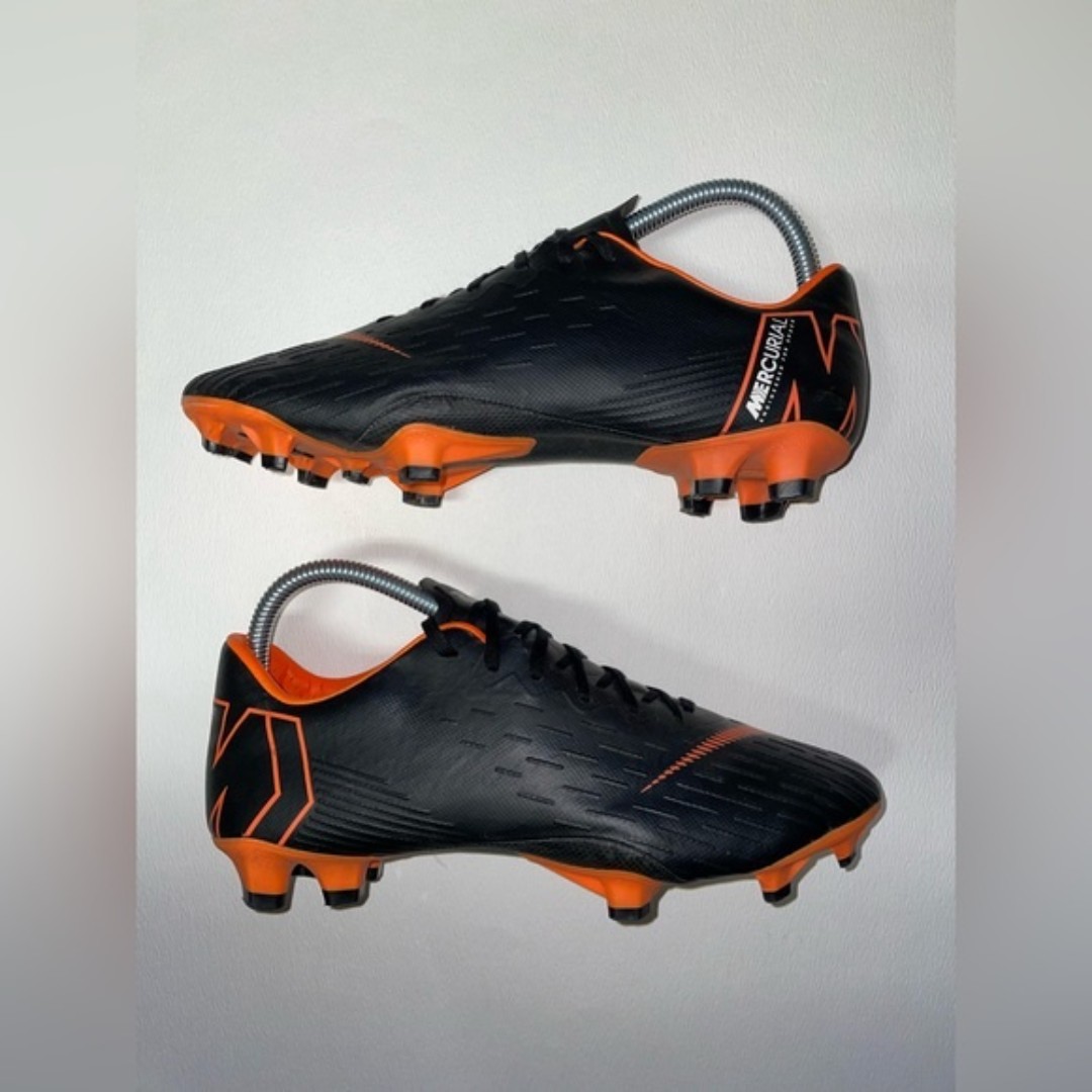 Nike Mercurial Vapor 12 Pro FG Black/Orange Size 7.5