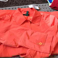 Orange Lauren Ralph Lauren jacket sz L