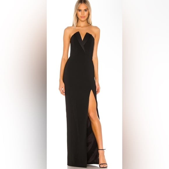 NWT Jay Godfrey for Revolve Sylvia Strapless Tux Gown - Size 4