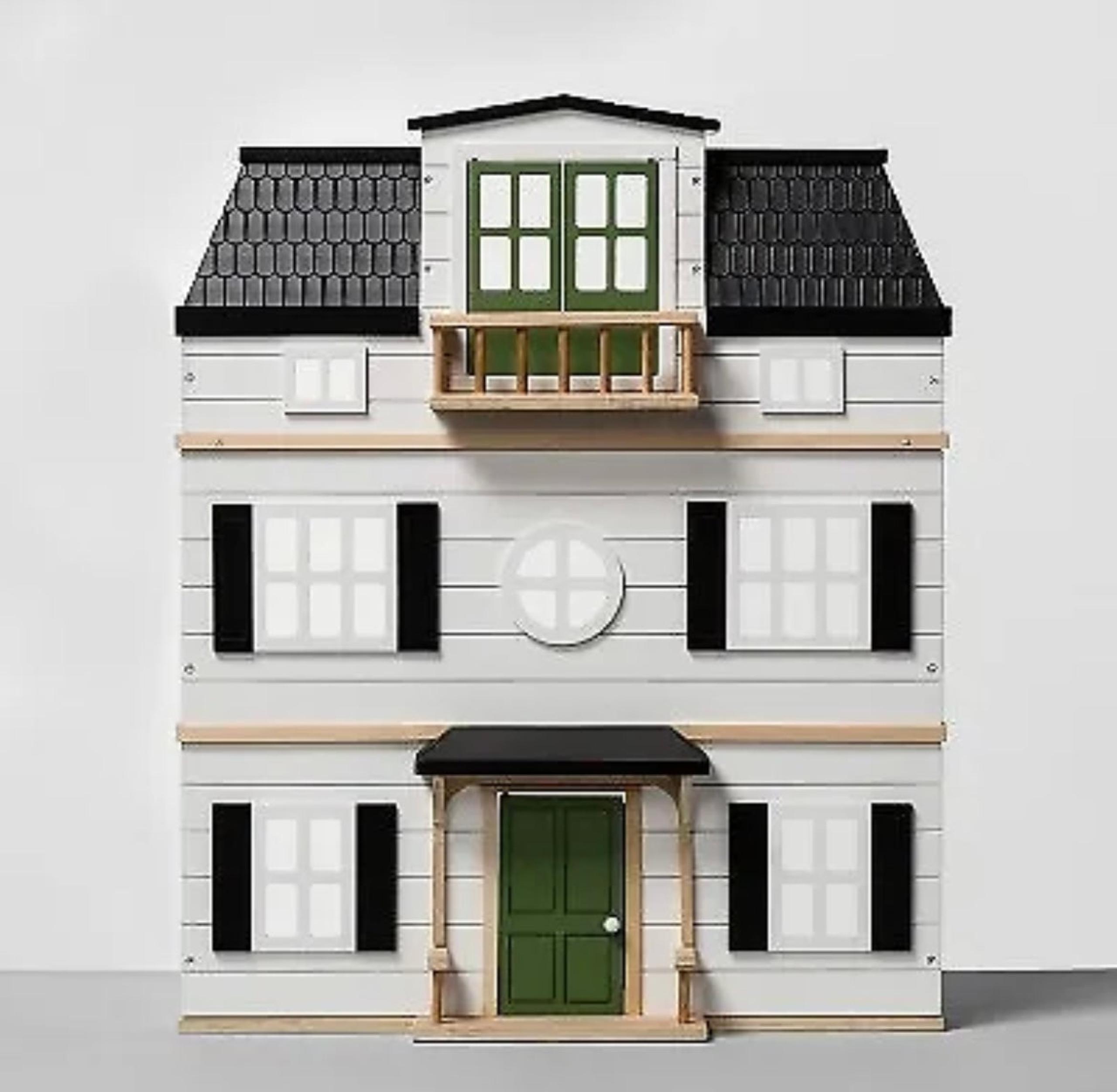 Hearth and Hand with Magnolia Wooden Dollhouse with Furniture