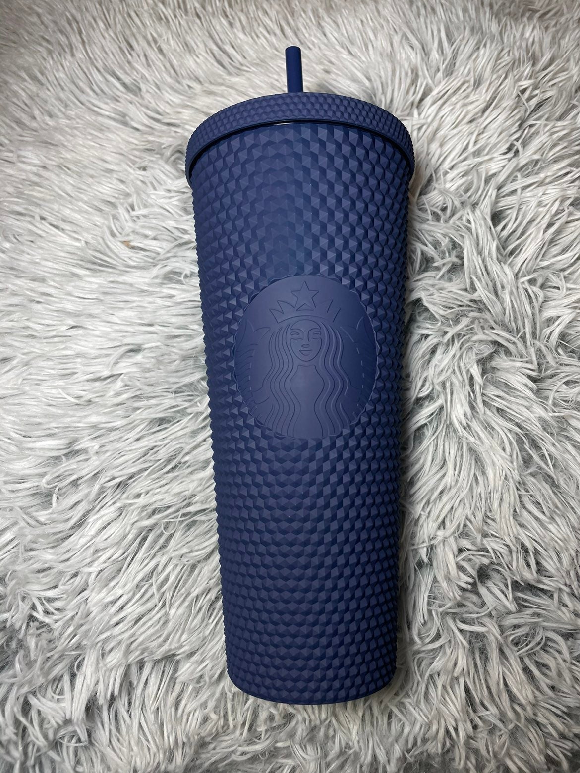 Starbucks Matte blue studded tumbler