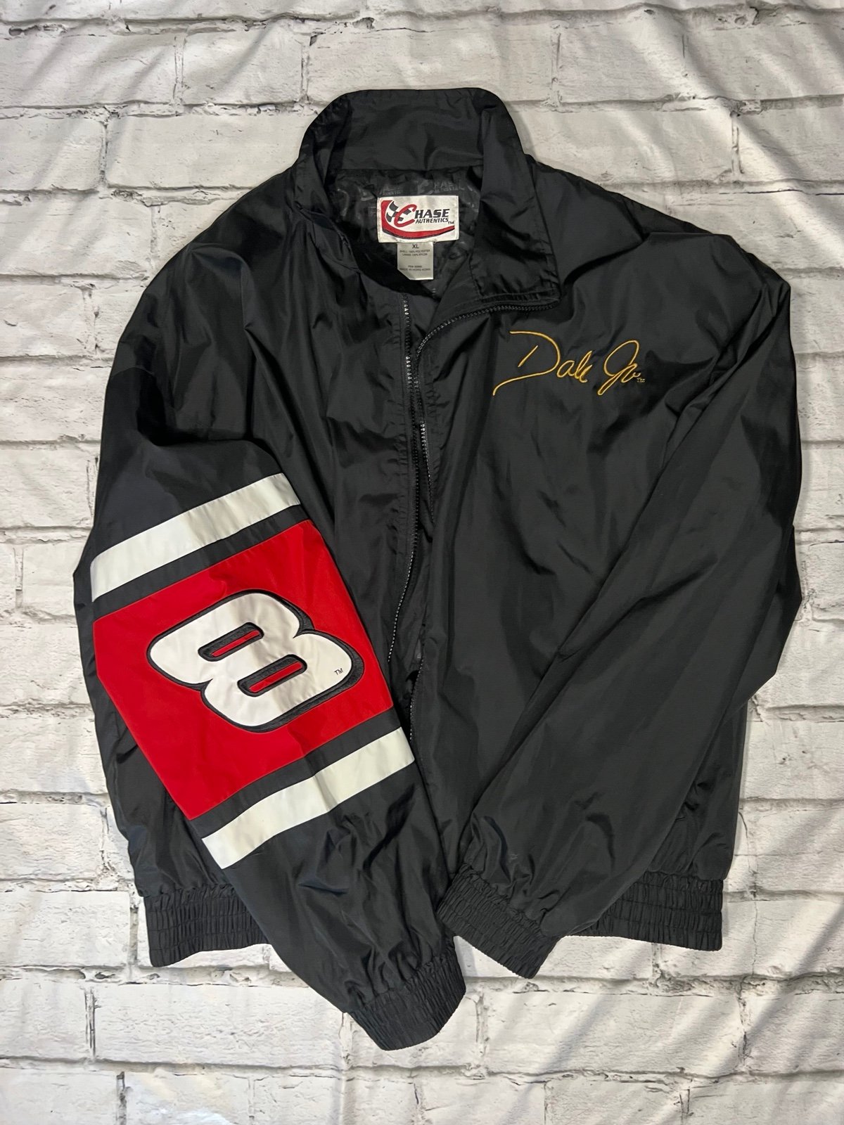 Chase Authentics Dale Jr windbreaker jacket XL