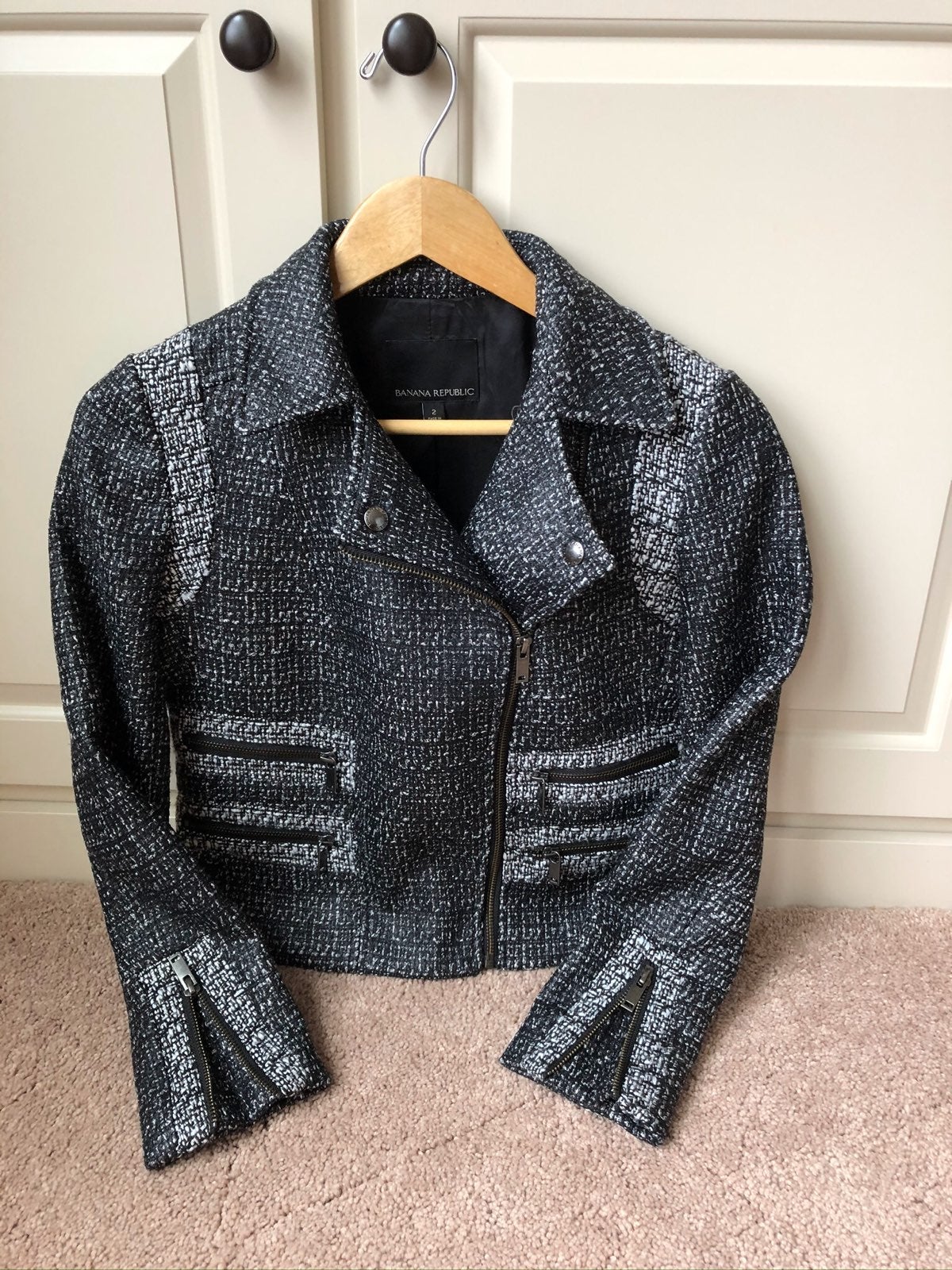 Banana Republic Moto jacket NWOT 2 black