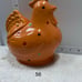Lot of (3) Gorgeous Rare Temptations Tara Orange Ceramic Polka Dots Chicken Cand
