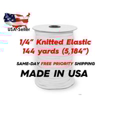 144 yards 1/4 Elastic ROLL SPOOL
