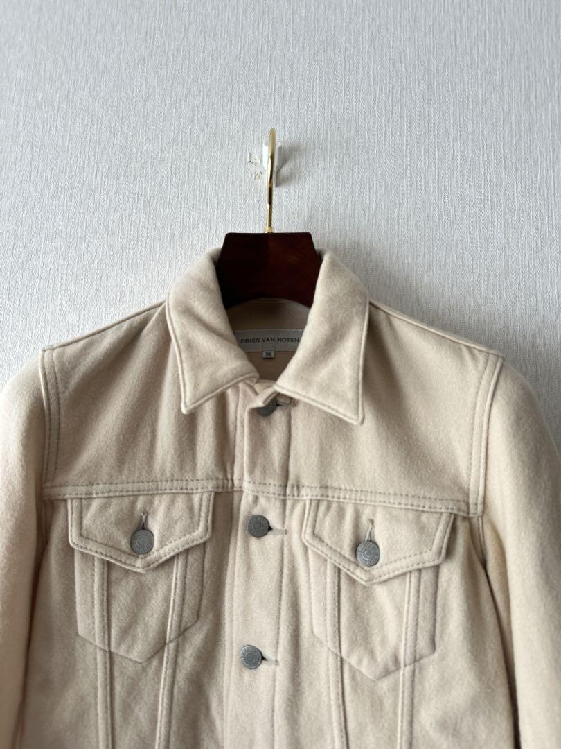 Dries Van Noten 90s Short Wool Jacket