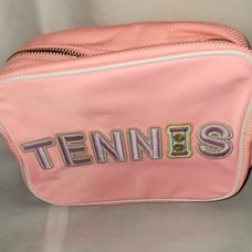 Stoney clover lane tennis large pouch tennis custom patched scl nwt mesh mango