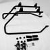 Fits: Harley Hard Saddlebag Rail Kit / Bracket for Touring Softail Saddlebags