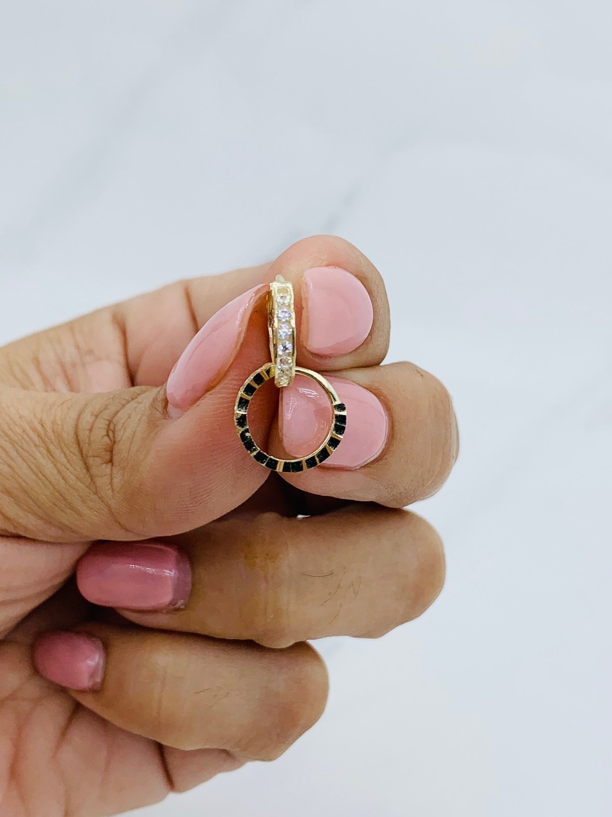❤️ Real 10k Gold Hoop Earrings ❤️ tiny Huggie
