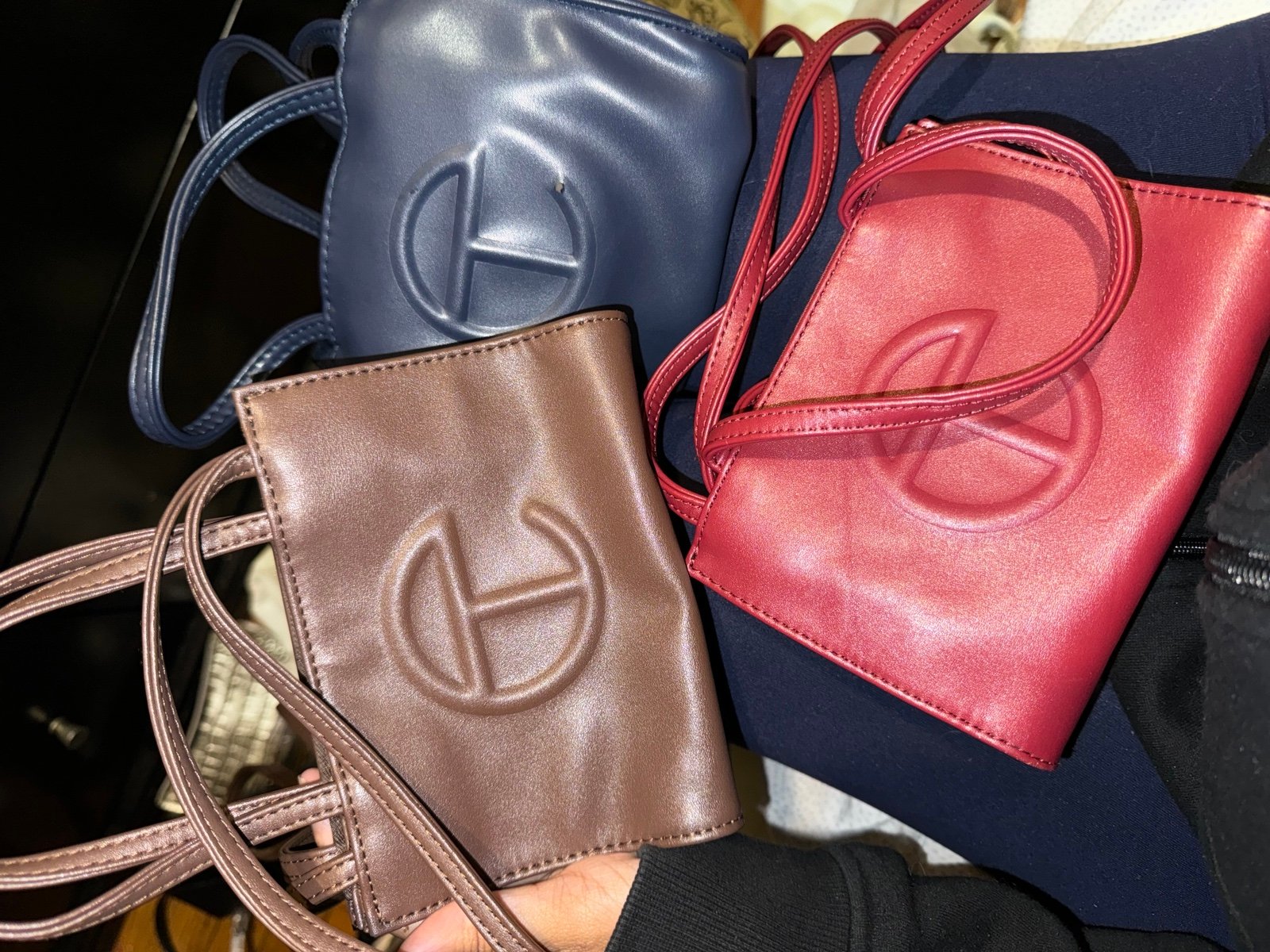 Three telfar bags bundle